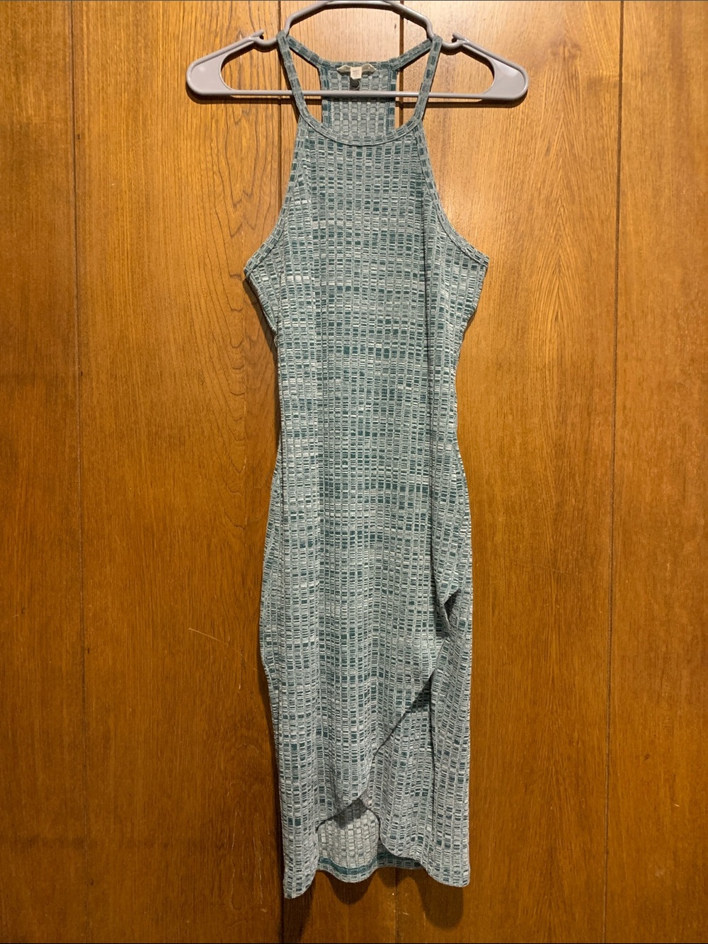 silence + noise Green Space Dyed Dress - Picture 3 of 7